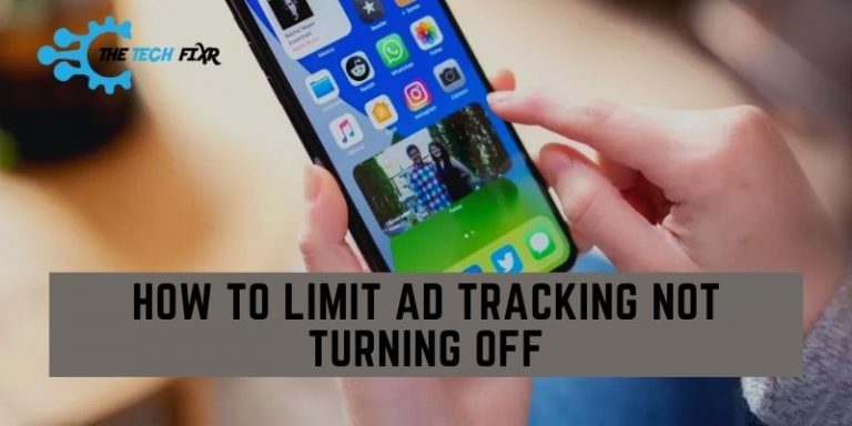 how to limit ad tracking not turning off