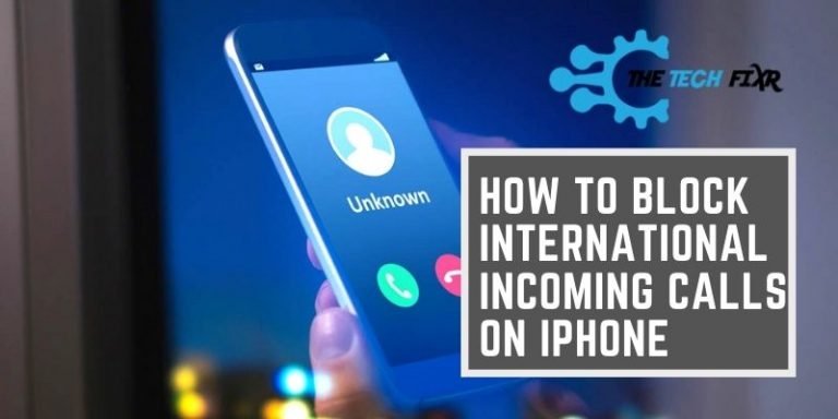 how to block international incoming calls on iphone
