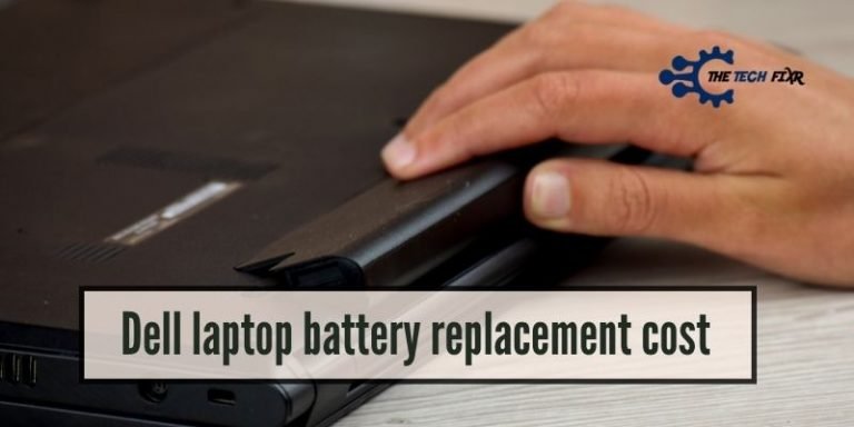 Dell laptop battery replacement cost